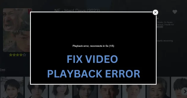 Comment Résoudre l’Erreur de Lecture (Playback Error) dans IPTV Smarters Pro 2024